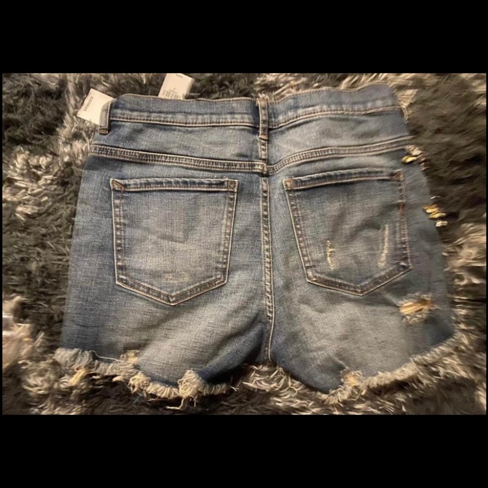 Express bling jean shorts - Picture 2 of 2